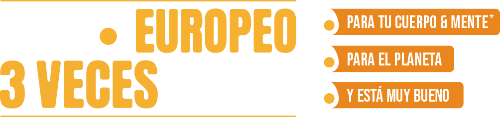 Huevo europeo 3 veces bueno
