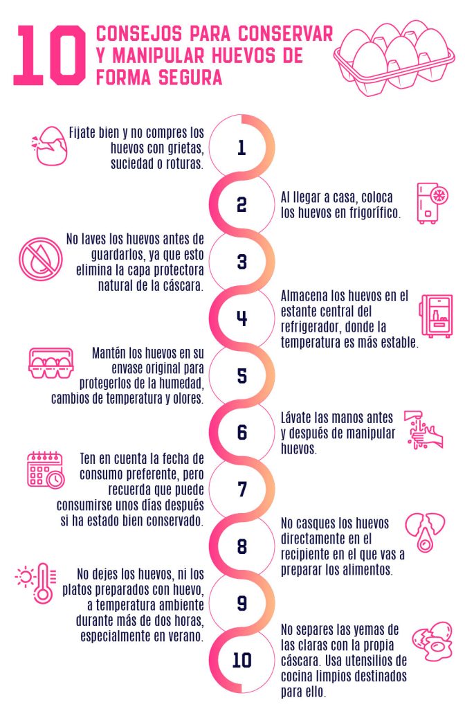 SEGURIDAD, ANTE TODO: COMO CONSERVAR Y MANIPULAR LOS HUEVOS (ESPECIALMENTE EN VERANO)