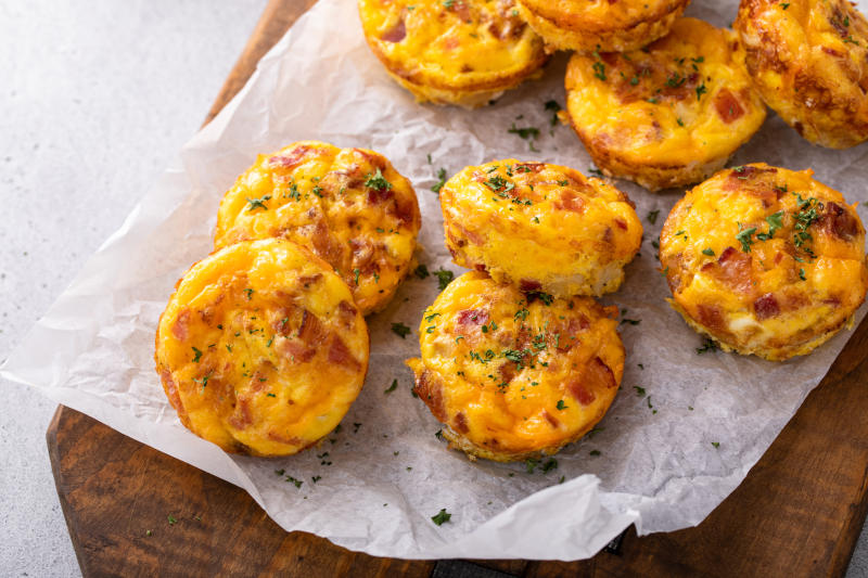 Soufflé de queso y huevo